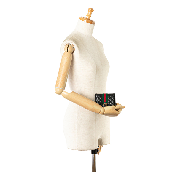 Pre-Loved Gucci Double G Web Trapuntata Compact Wallet - Picture 10 of 10